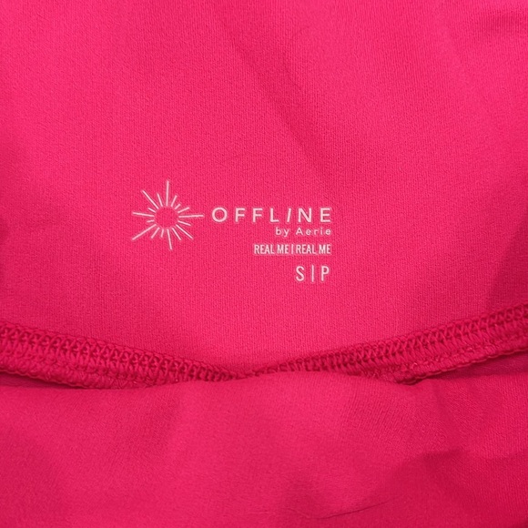 Never worn crossover waistband Aerie shorts - Picture 3 of 3